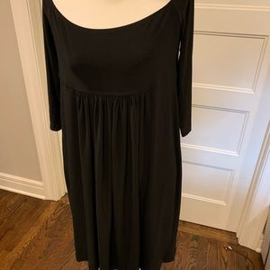 Norma Kamali off the shoulder dress